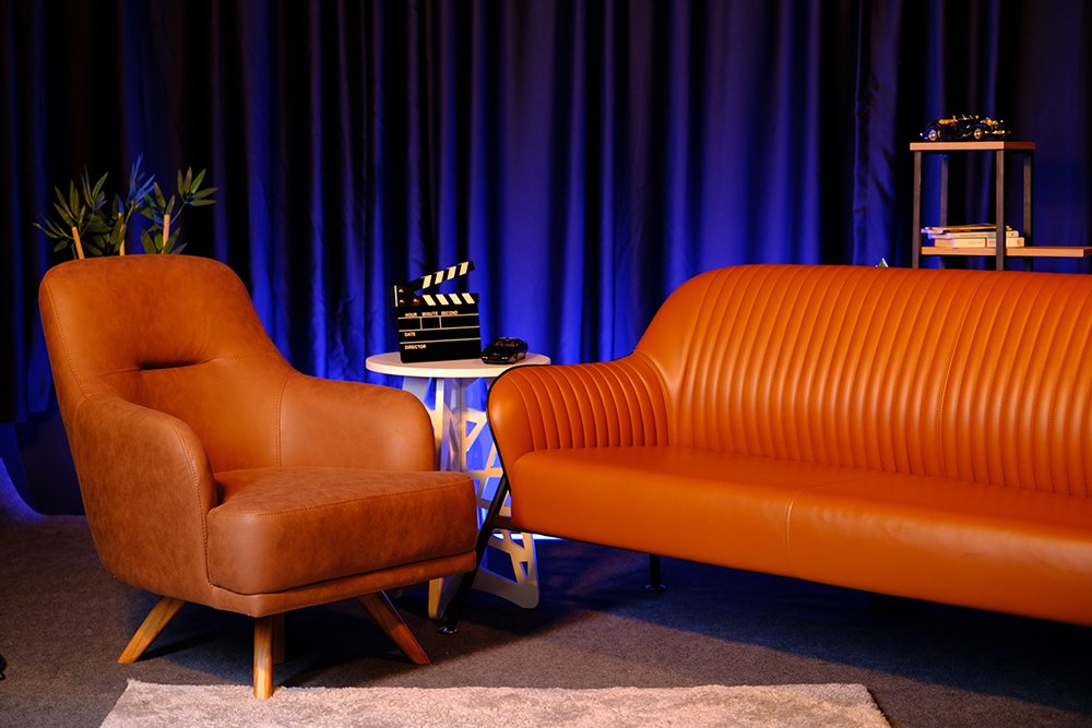 Kendin çek stüdyo sistemi ve prompter